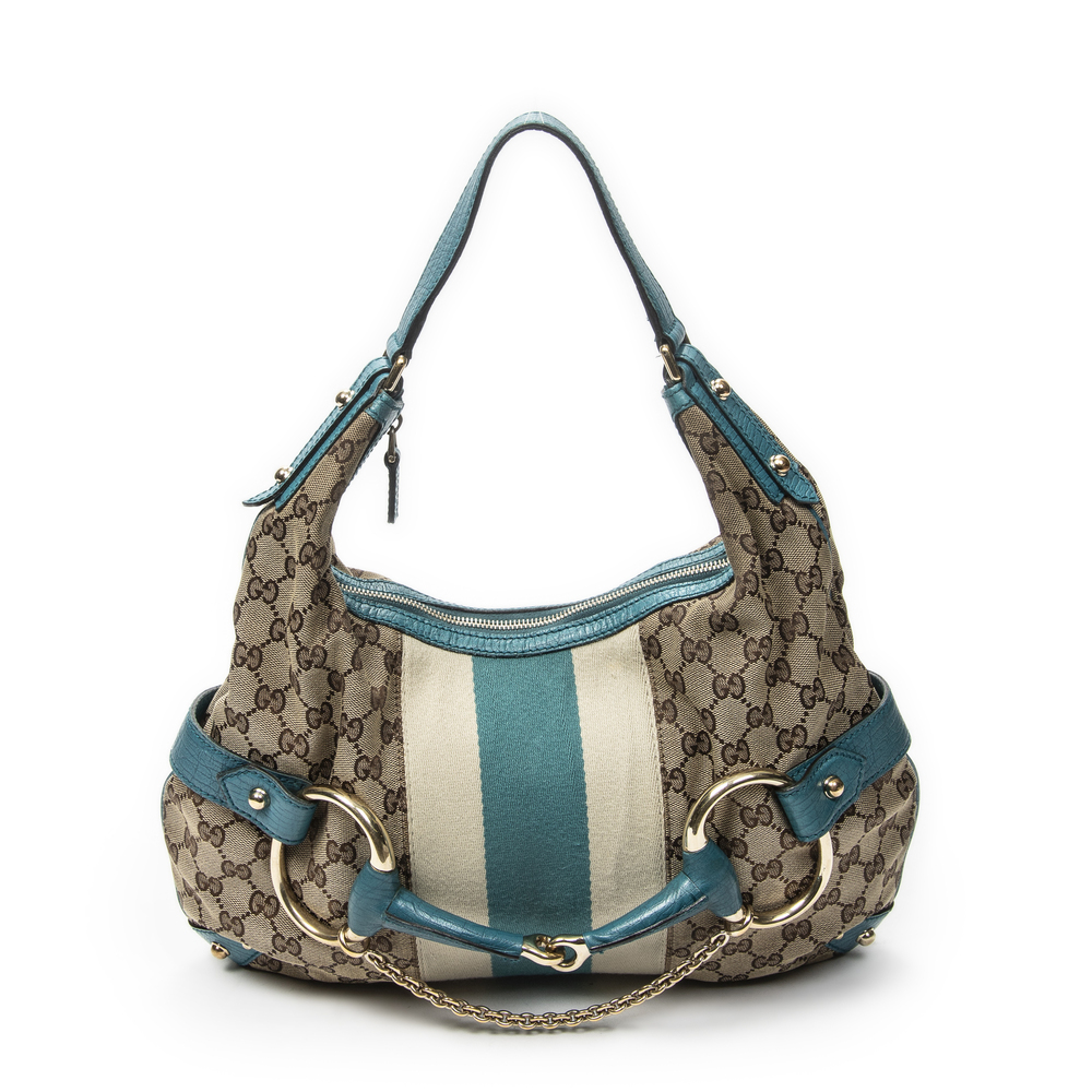 Gucci Large Web Horsebit Hobo